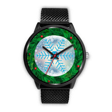 Load image into Gallery viewer, Christmas Themed Snowflake Print Cool Wrist Watch-Free Shipping