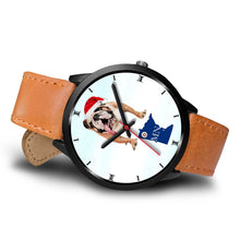 Load image into Gallery viewer, Bulldog Dog Minnesota Christmas Special Wrist Watch-Free Shipping