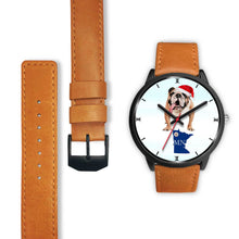 Load image into Gallery viewer, Bulldog Dog Minnesota Christmas Special Wrist Watch-Free Shipping