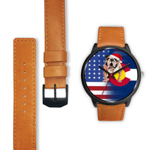 Load image into Gallery viewer, Bulldog Dog Colorado Christmas Special Wrist Watch-Free Shipping