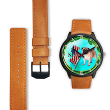 Load image into Gallery viewer, Cheerful Pug Dog New Jersey Christmas Special Wrist Watch-Free Shipping