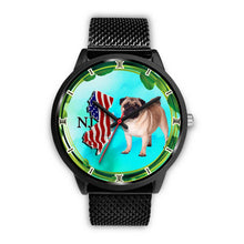 Load image into Gallery viewer, Cheerful Pug Dog New Jersey Christmas Special Wrist Watch-Free Shipping