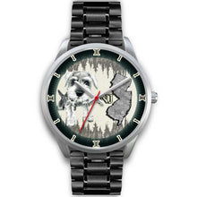 Load image into Gallery viewer, Cute Miniature Schnauzer Dog Sketch New Jersey Christmas Special Wrist Watch-Free Shipping