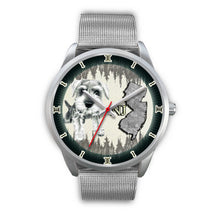 Load image into Gallery viewer, Cute Miniature Schnauzer Dog Sketch New Jersey Christmas Special Wrist Watch-Free Shipping