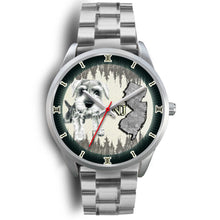 Load image into Gallery viewer, Cute Miniature Schnauzer Dog Sketch New Jersey Christmas Special Wrist Watch-Free Shipping