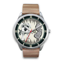 Load image into Gallery viewer, Cute Miniature Schnauzer Dog Sketch New Jersey Christmas Special Wrist Watch-Free Shipping