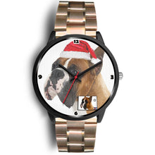 Load image into Gallery viewer, Boxer Dog Colorado Christmas Special Wrist Watch-Free Shipping