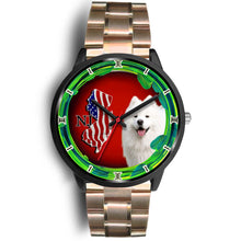 Load image into Gallery viewer, Cheerful Samoyed Dog New Jersey Christmas Special Wrist Watch-Free Shipping