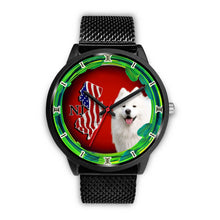 Load image into Gallery viewer, Cheerful Samoyed Dog New Jersey Christmas Special Wrist Watch-Free Shipping