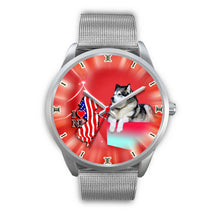 Load image into Gallery viewer, Cute Alaskan Malamute Dog New Jersey Christmas Special Wrist Watch-Free Shipping