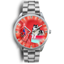 Load image into Gallery viewer, Cute Alaskan Malamute Dog New Jersey Christmas Special Wrist Watch-Free Shipping