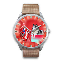 Load image into Gallery viewer, Cute Alaskan Malamute Dog New Jersey Christmas Special Wrist Watch-Free Shipping