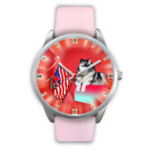 Load image into Gallery viewer, Cute Alaskan Malamute Dog New Jersey Christmas Special Wrist Watch-Free Shipping
