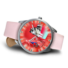 Load image into Gallery viewer, Cute Alaskan Malamute Dog New Jersey Christmas Special Wrist Watch-Free Shipping