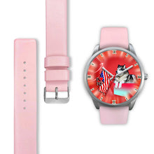 Load image into Gallery viewer, Cute Alaskan Malamute Dog New Jersey Christmas Special Wrist Watch-Free Shipping