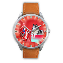 Load image into Gallery viewer, Cute Alaskan Malamute Dog New Jersey Christmas Special Wrist Watch-Free Shipping