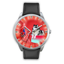 Load image into Gallery viewer, Cute Alaskan Malamute Dog New Jersey Christmas Special Wrist Watch-Free Shipping