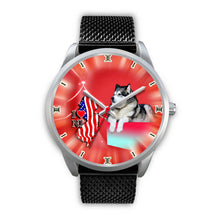 Load image into Gallery viewer, Cute Alaskan Malamute Dog New Jersey Christmas Special Wrist Watch-Free Shipping