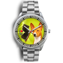 Load image into Gallery viewer, Cute Basenji Dog New Jersey Christmas Special Wrist Watch-Free Shipping