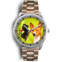 Load image into Gallery viewer, Cute Basenji Dog New Jersey Christmas Special Wrist Watch-Free Shipping