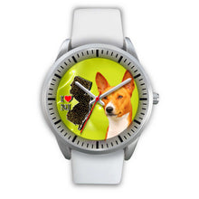 Load image into Gallery viewer, Cute Basenji Dog New Jersey Christmas Special Wrist Watch-Free Shipping