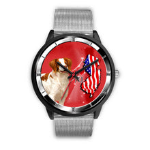Load image into Gallery viewer, Cheerful Brittany Dog New Jersey Christmas Special Wrist Watch-Free Shipping