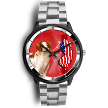 Load image into Gallery viewer, Cheerful Brittany Dog New Jersey Christmas Special Wrist Watch-Free Shipping