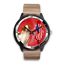 Load image into Gallery viewer, Cheerful Brittany Dog New Jersey Christmas Special Wrist Watch-Free Shipping