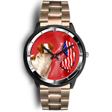 Load image into Gallery viewer, Cheerful Brittany Dog New Jersey Christmas Special Wrist Watch-Free Shipping