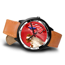 Load image into Gallery viewer, Cheerful Brittany Dog New Jersey Christmas Special Wrist Watch-Free Shipping