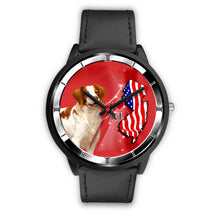 Load image into Gallery viewer, Cheerful Brittany Dog New Jersey Christmas Special Wrist Watch-Free Shipping