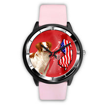 Load image into Gallery viewer, Cheerful Brittany Dog New Jersey Christmas Special Wrist Watch-Free Shipping