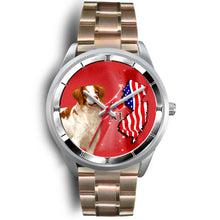 Load image into Gallery viewer, Cute Brittany Dog New Jersey Christmas Special Wrist Watch-Free Shipping