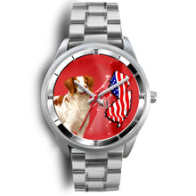 Load image into Gallery viewer, Cute Brittany Dog New Jersey Christmas Special Wrist Watch-Free Shipping