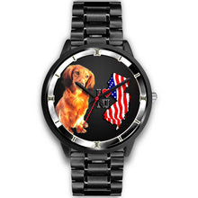 Load image into Gallery viewer, Cute Dachshund Dog New Jersey Christmas Special Wrist Watch-Free Shipping