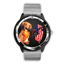 Load image into Gallery viewer, Cute Dachshund Dog New Jersey Christmas Special Wrist Watch-Free Shipping