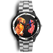 Load image into Gallery viewer, Cute Dachshund Dog New Jersey Christmas Special Wrist Watch-Free Shipping
