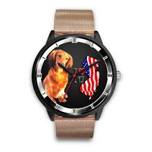 Load image into Gallery viewer, Cute Dachshund Dog New Jersey Christmas Special Wrist Watch-Free Shipping