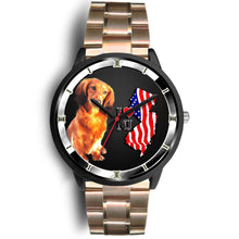 Load image into Gallery viewer, Cute Dachshund Dog New Jersey Christmas Special Wrist Watch-Free Shipping