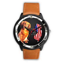 Load image into Gallery viewer, Cute Dachshund Dog New Jersey Christmas Special Wrist Watch-Free Shipping