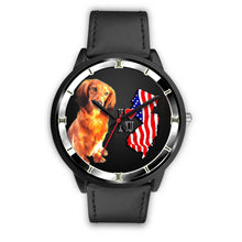 Load image into Gallery viewer, Cute Dachshund Dog New Jersey Christmas Special Wrist Watch-Free Shipping
