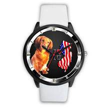 Load image into Gallery viewer, Cute Dachshund Dog New Jersey Christmas Special Wrist Watch-Free Shipping