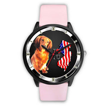 Load image into Gallery viewer, Cute Dachshund Dog New Jersey Christmas Special Wrist Watch-Free Shipping