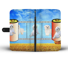 Load image into Gallery viewer, Cute Maltese film reel Print Wallet Case-Free Shipping