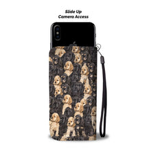 Load image into Gallery viewer, Cocker Spaniel In Lots Print Wallet Case-Free Shipping