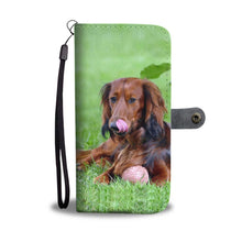 Load image into Gallery viewer, Cute Dachshund Dog Print Wallet Case-Free Shipping