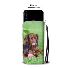 Load image into Gallery viewer, Cute Dachshund Dog Print Wallet Case-Free Shipping