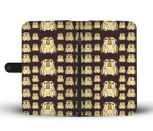 Load image into Gallery viewer, Cartoonized Bulldog Pattern Print Wallet Case-Free Shipping