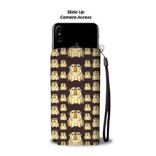 Load image into Gallery viewer, Cartoonized Bulldog Pattern Print Wallet Case-Free Shipping