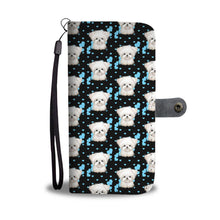 Load image into Gallery viewer, Cute Maltese Dog Pattern Print Wallet Case-Free Shipping